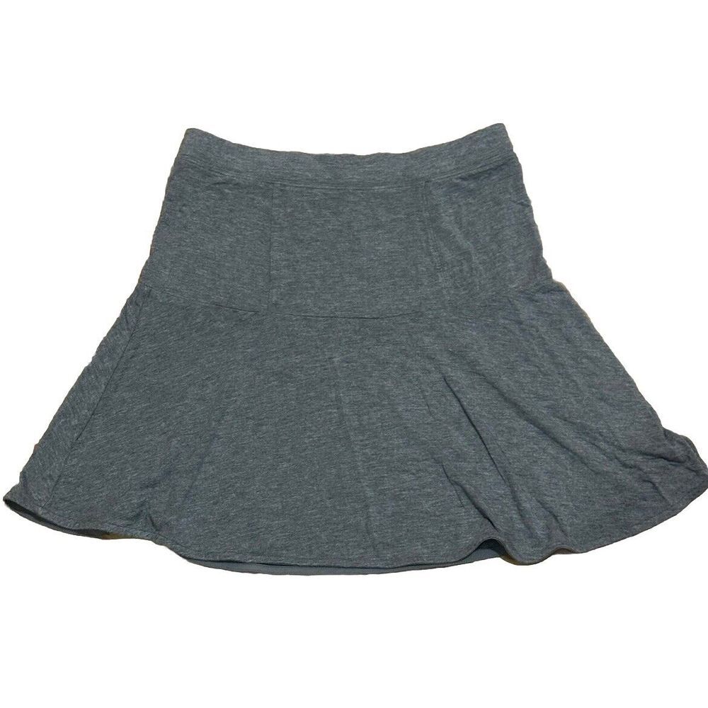 J. Crew gray jersey knit skirt Size XS EUC